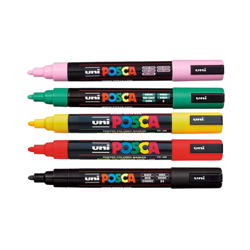 Rotuladores permanentes Uni‑ball Posca PC‑5M