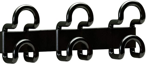 [MOULX0014] Perchero de pared Unilux FIL 3 – negro, 3 colgadores[100340674] 
