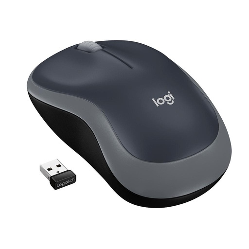 [RATON-M185] Ratón Inalámbrico Logitech M185 – 3 Botones, Color Negro, Ref. 910-002235[910-002235] 