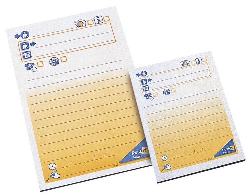 Notas adhesivas impresas Post-it &quot;Mensaje telefónico&quot; blanco 152 (h) x 102 (a) mm 50hojas Ref.7693