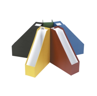 Revistero azul A4 cartón forrado 8 (a) x 30 (h) x 25 (p) cm AZUL Ref. CR8-AZ-