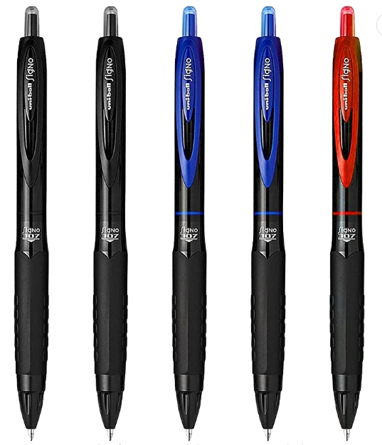 ROLLER RETRACTIL GEL UNIBALL SIGNO UMN-307 ROJO-