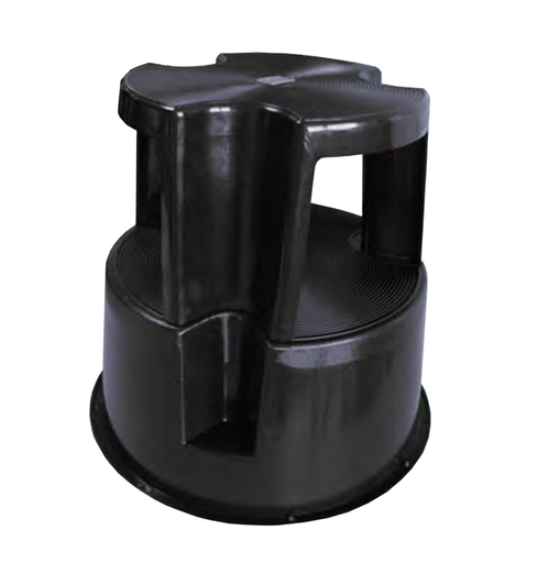 [CMCSR00101] Taburete dos niveles con ruedas retráctiles SIE 800 – Ø 400 mm, altura 450 mm[800] 