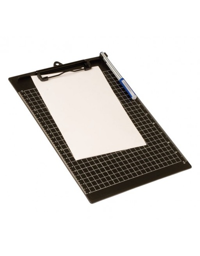 [ARFRG0080] Portapapeles Plástico con Pinza Superior Milimetrada – R.9259