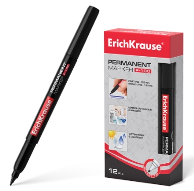 ROTULADOR OHP PERMANENTE PUNTA F NEGRO 0.6mm P-100 Ref. 12841