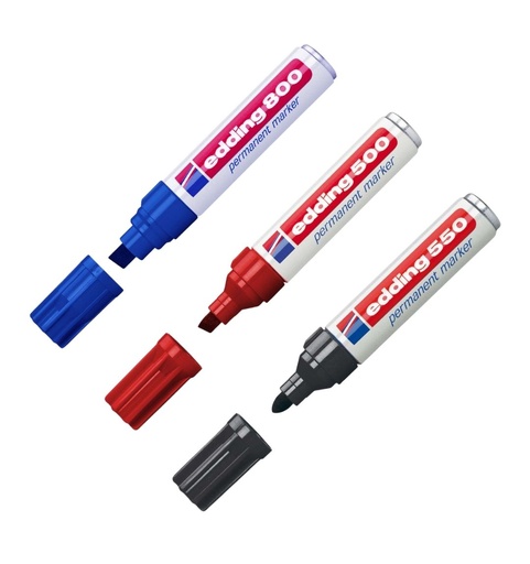 Rotulador Permanente Edding 550-03 Punta 3–4 mm