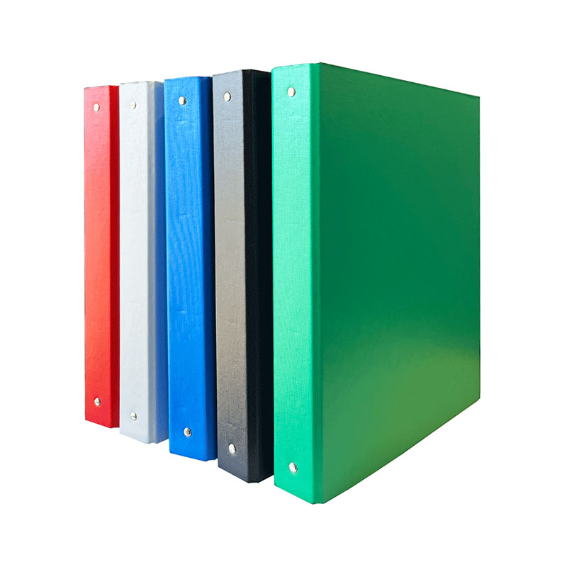 Carpeta Carton A4 4 anillas redondas 25mm colores surtidos Ref.58340-