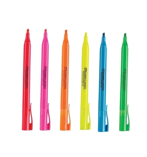 Marcador fluorescente Faber‑Castell Textliner 38