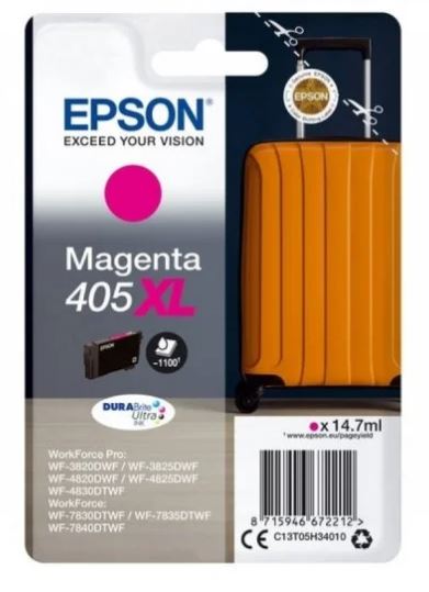 CARTUCHO EPSON Singlepack 405XL DURABrite Ultra Ink MAGENTA R.T05H340