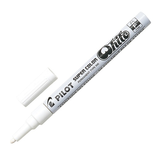 [BRPLT00154] Rotulador permanente Pilot SC‑PM – blanco*