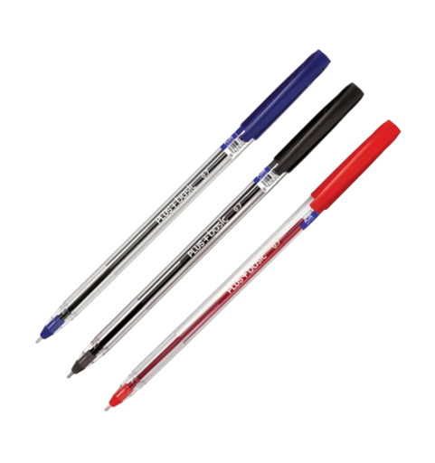 Bolígrafo básico con capuchón