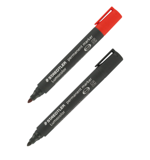 Rotulador Permanente Staedtler Lumocolor Punta Redonda 2 mm