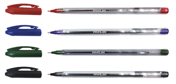 BOLIGRAFO PUNTA AGUJA 0,7MM MOLIN BC185-12-9 NEGRO..