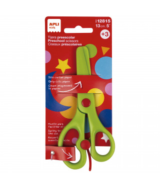 [MEACP12815] Tijera preescolar Apli – 13 cm, verde[0012815] 