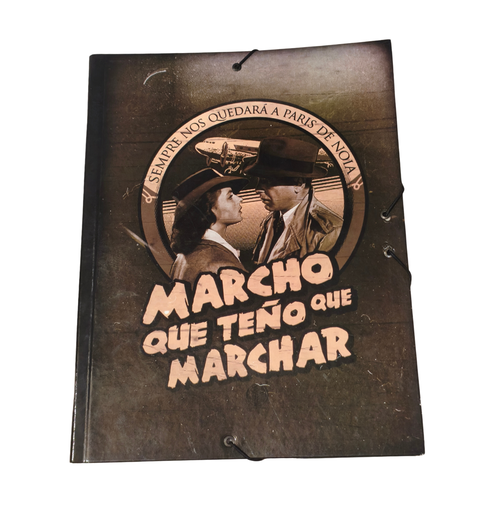 [MODIS0200] Carpeta clasificadora Reizentolo Casablanca "Marcho que teño que marchar" – 12 departamentos