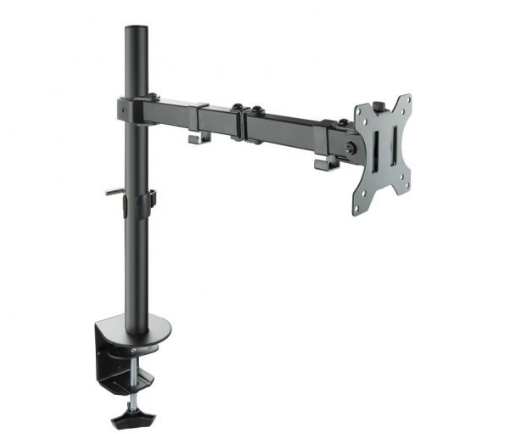 Tooq Soporte de Mesa con Brazo Articulado para Monitor de 13&quot;-32&quot; - Giratorio e Inclinable - Gestion de Cables - Peso Max 8kg - VESA 100x100mm - Color Negro R.DB1032TN-B