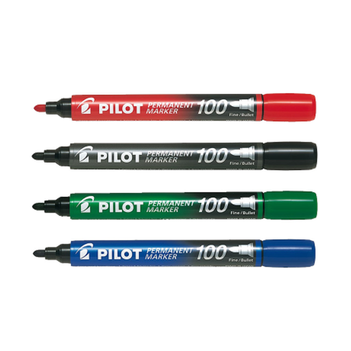 Rotulador permanente Pilot SCA‑100 – punta redonda