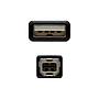 Cable impresora USB 2.0 Tipo A - B 1.8 M Negro