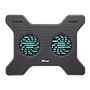 TRUST Base refrigeración Xstream Breeze para portátiles hasta 16'' Usb 2 ventiladores negro 17805